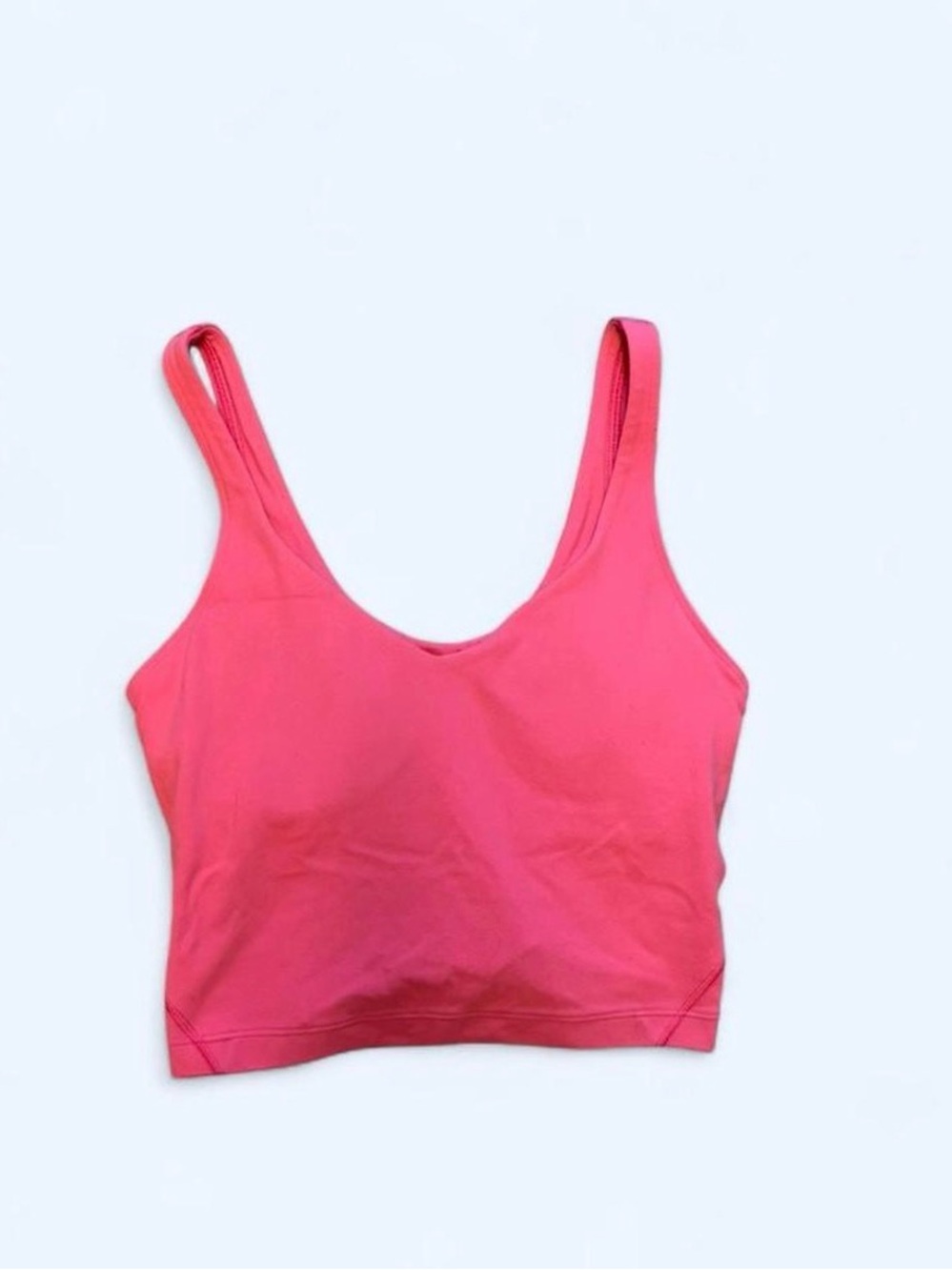 Lululemon Women’s Pink Scoop Neck Crop Brami - Comfortable Everyday Support